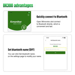 KONNWEI BK300 6V / 12V / 24V Car Bluetooth 5.0 Battery Monitor Diagnostic Tool, BK300