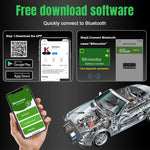 KONNWEI BK300 6V / 12V / 24V Car Bluetooth 5.0 Battery Monitor Diagnostic Tool, BK300