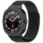 سوار ساعة من الفولاذ المقاوم للصدأ المغناطيسي ميلانيزي xDfind، لساعات Samsung Galaxy Watch Ultra 47مم / Ultra 2025