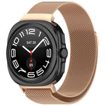 سوار ساعة من الفولاذ المقاوم للصدأ المغناطيسي ميلانيزي xDfind، لساعات Samsung Galaxy Watch Ultra 47مم / Ultra 2025