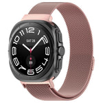 سوار ساعة من الفولاذ المقاوم للصدأ المغناطيسي ميلانيزي xDfind، لساعات Samsung Galaxy Watch Ultra 47مم / Ultra 2025