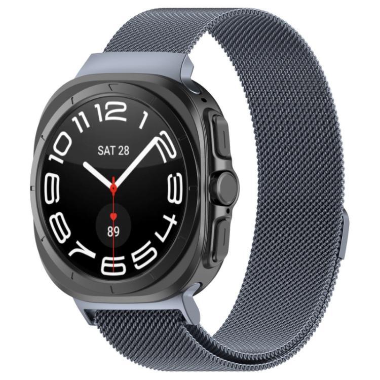 سوار ساعة من الفولاذ المقاوم للصدأ المغناطيسي ميلانيزي xDfind، لساعات Samsung Galaxy Watch Ultra 47مم / Ultra 2025
