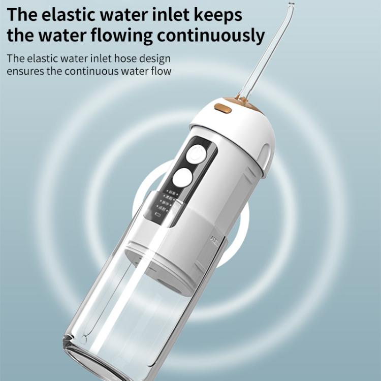 FY-B302 Smart Oral Teeth Irrigator Portable Retractable Electric Water Flosser, 200ml Water Tank, FY-B302