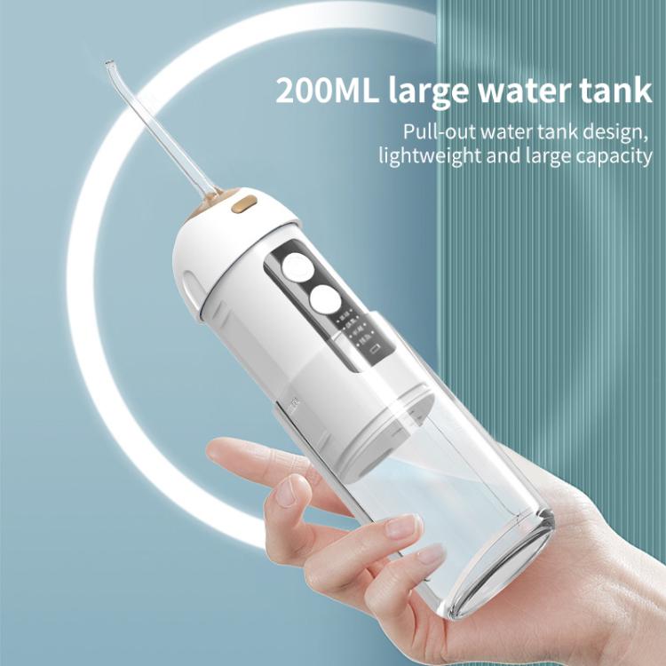 FY-B302 Smart Oral Teeth Irrigator Portable Retractable Electric Water Flosser, 200ml Water Tank, FY-B302