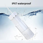 WF-B309 Retractable Electric Water Flosser Portable Oral Irrigator, 190ml Water Tank, WF-B309