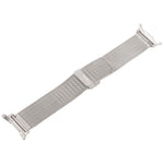 Integrated Buckle Embossed Milanese Metal Watch Band, For Samsung Galaxy Watch Ultra 47mm / Ultra 2025