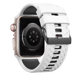 Diamond Texture Two Color Silicone Watch Band, For Apple Watch 46mm / 49mm / 45mm / 44mm