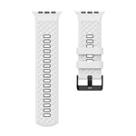 Diamond Texture Two Color Silicone Watch Band, For Apple Watch 46mm / 49mm / 45mm / 44mm