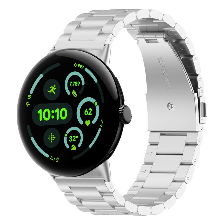 xDfind Drei-Perlen-Schnellverschluss-Metallarmband für Google Pixel Watch 4/3 (45 mm) und Google Pixel Watch 4/3/2/1 (41 mm)