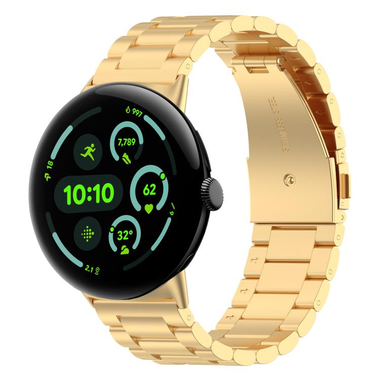 xDfind Drei-Perlen-Schnellverschluss-Metallarmband für Google Pixel Watch 4/3 (45 mm) und Google Pixel Watch 4/3/2/1 (41 mm)
