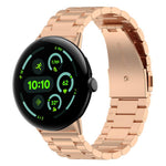 xDfind Drei-Perlen-Schnellverschluss-Metallarmband für Google Pixel Watch 4/3 (45 mm) und Google Pixel Watch 4/3/2/1 (41 mm)