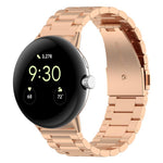 xDfind Drei-Perlen-Schnellverschluss-Metallarmband für Google Pixel Watch 4/3 (45 mm) und Google Pixel Watch 4/3/2/1 (41 mm)