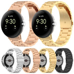 xDfind Drei-Perlen-Schnellverschluss-Metallarmband für Google Pixel Watch 4/3 (45 mm) und Google Pixel Watch 4/3/2/1 (41 mm)