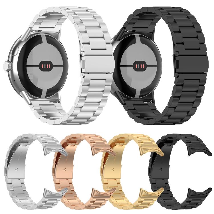 xDfind Drei-Perlen-Schnellverschluss-Metallarmband für Google Pixel Watch 4/3 (45 mm) und Google Pixel Watch 4/3/2/1 (41 mm)
