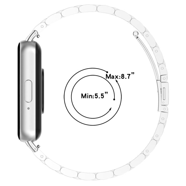 xDfind Three Beads Metal Watch Band, For Samsung Galaxy Watch Ultra 47mm, For Samsung Galaxy Watch 7 / FE / 6 / 5 / 4, For Samsung Galaxy Fit3