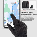 SOMAN MG-24 Motorcycle Sheepskin Gloves Touch Screen Off-road Riding Retro Gloves, M, L