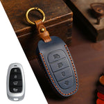 For Hyundai Staria / Sonata 4-button B122 Crazy Horse Cowhide Car Key Protection Cover, For Hyundai Staria 4-button, For Hyundai Staria / Sonata 4-button