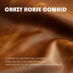 For Volvo XC60 / XC90 / S90 6-button C047 Crazy Horse Cowhide Car Key Protection Cover, For Volvo XC60 6-button, For Volvo XC60 / XC90 / S90 6-button