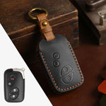 For Lexus RX270 / ES240 / LX570 Hallmo Crazy Horse Cowhide Car Key Protection Cover, For Lexus RX270 3-button, For Lexus RX270 4-button