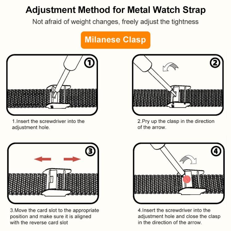 xDfind Milanese Metal Buckle Watch Band, For Samsung Galaxy Watch Ultra 47mm / Ultra 2025, For Samsung Galaxy Watch 7 / FE / 6 / 5 / 4, For Samsung Galaxy Fit3