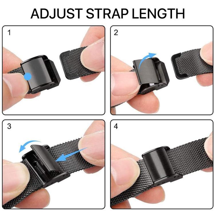 xDfind Milanese Metal Buckle Watch Band, For Xiaomi Band 10 Pro / 9 Pro / Redmi Watch 6, For Xiaomi Smart Band 10 / 9 / 8 NFC, For Xiaomi Redmi Watch 3 20mm