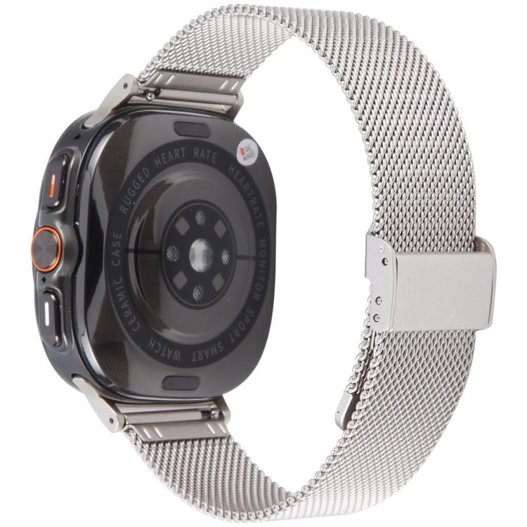 Milanese Integrated Buckle Metal Watch Band, For Samsung Galaxy Watch Ultra 47mm / Ultra 2025