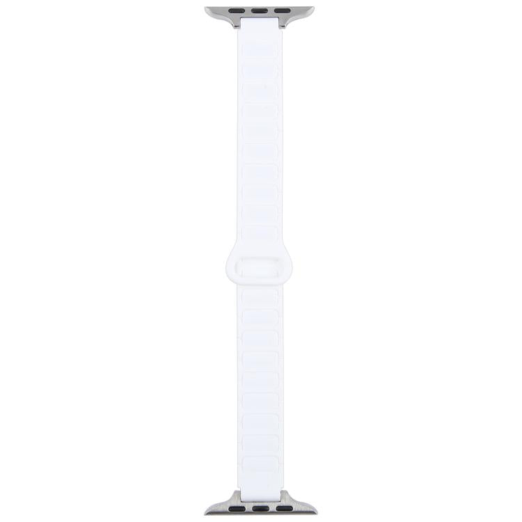 Slim I-shaped Magnetic Silicone Watch Band, For Apple Watch 46mm / 49mm / 45mm / 44mm, For Apple Watch 42mm / 41mm / 40mm / 38mm
