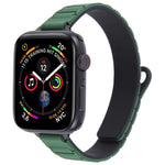 Slim I-shaped Magnetic Silicone Watch Band, For Apple Watch 46mm / 49mm / 45mm / 44mm, For Apple Watch 42mm / 41mm / 40mm / 38mm