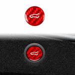 For Tesla Model 3 2023+ / Y New Edition 2025+ Carbon Fiber Car Trunk Button Decorative Sticker, For Tesla Model 3 2023+ / Y New Edition 2025+ Car Trunk Button