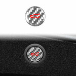 For Tesla Model 3 2023+ / Y New Edition 2025+ Carbon Fiber Car Trunk Button Decorative Sticker, For Tesla Model 3 2023+ / Y New Edition 2025+ Car Trunk Button