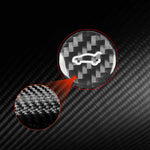 For Tesla Model 3 2023+ / Y New Edition 2025+ Carbon Fiber Car Trunk Button Decorative Sticker, For Tesla Model 3 2023+ / Y New Edition 2025+ Car Trunk Button