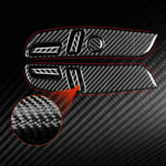 For Tesla Model 3 2023- 7pcs/Set Carbon Fiber Car Seat Adjustment Panel Decorative Sticker, 7pcs/Set Car Seat Adjustment Panel, Left Drive, 7pcs/Set Car Seat Adjustment Panel, Right Drive