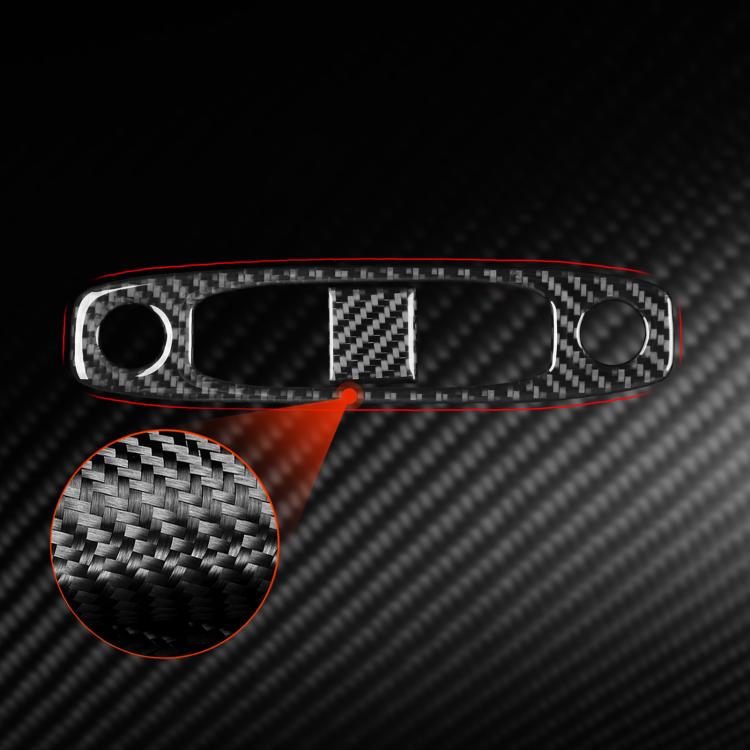 For Tesla Model 3 2019-2022 / Y 2019-2024 2pcs/Set Carbon Fiber Car Reading Light Panel Decorative Sticker, For Tesla Model 3 2019-2022 / Y 2019-2024 Car Reading Light Panel
