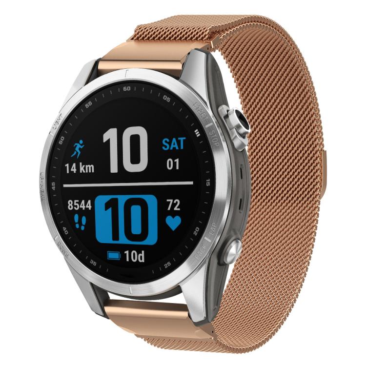 xDfind Milanese Quick Fit Metal Watch Band, For Garmin Fenix 8/7X/6X/5X 26mm, For Garmin Fenix 8/7/6/5 22mm, For Garmin Fenix 8/7S/6S/5S 20mm