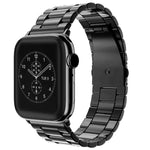 xDfind Three Beads Fold Buckle Stainless Steel Watch Band, For Apple Watch 42 / 44 / 45 / 46 / 49mm, For Apple Watch 38 / 40 / 41 / S10 42mm