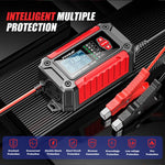 FOXSUR FTC-1206 2 in 1 12V Charging Tester Integrated Machine Car Motorcycle Battery Charger Tester, EU Plug, US Plug, UK Plug, AU Plug