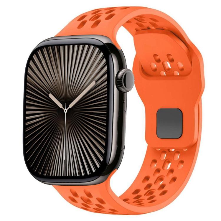 xDfind Mesh Reverse Buckle Silicone Watch Band, For Apple Watch 46mm / 49mm / 45mm / 44mm, For Apple Watch 42mm / 41mm / 40mm / 38mm