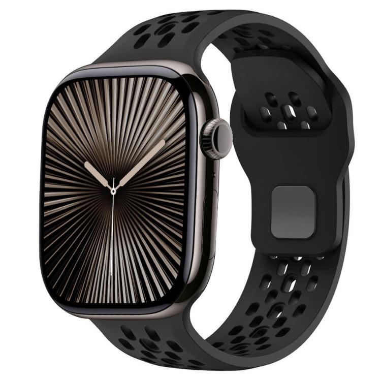 xDfind Mesh Reverse Buckle Silicone Watch Band, For Apple Watch 46mm / 49mm / 45mm / 44mm, For Apple Watch 42mm / 41mm / 40mm / 38mm