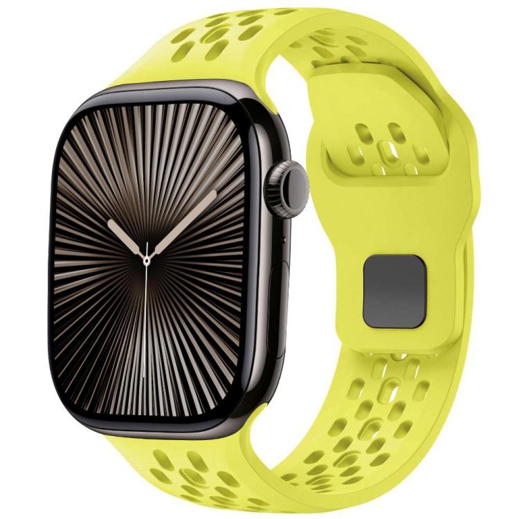 xDfind Mesh Reverse Buckle Silicone Watch Band, For Apple Watch 46mm / 49mm / 45mm / 44mm, For Apple Watch 42mm / 41mm / 40mm / 38mm