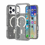Terminator Style Glitter Powder MagSafe Magnetic Phone Case, For iPhone 17 Pro Max, For iPhone 17 Pro, For iPhone 17, For iPhone Air