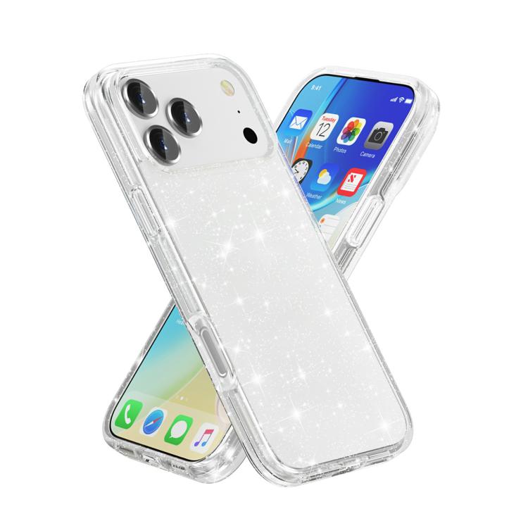 غطاء هاتف مقاوم للصدمات بنمط مسحوق لامع Terminator، لهواتف iPhone 17 Pro Max، iPhone 17 Pro، iPhone 17، iPhone Air