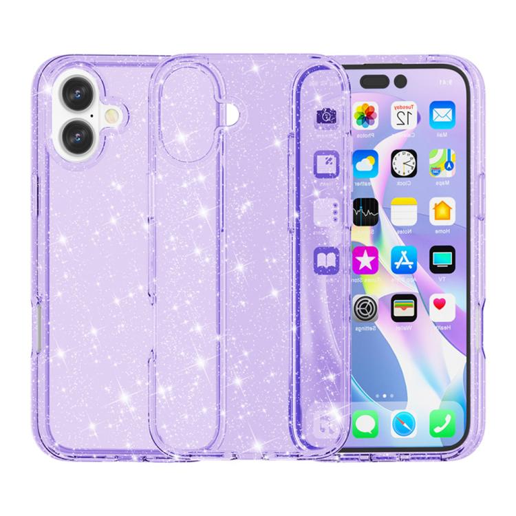 غطاء هاتف مقاوم للصدمات بنمط مسحوق لامع Terminator، لهواتف iPhone 17 Pro Max، iPhone 17 Pro، iPhone 17، iPhone Air