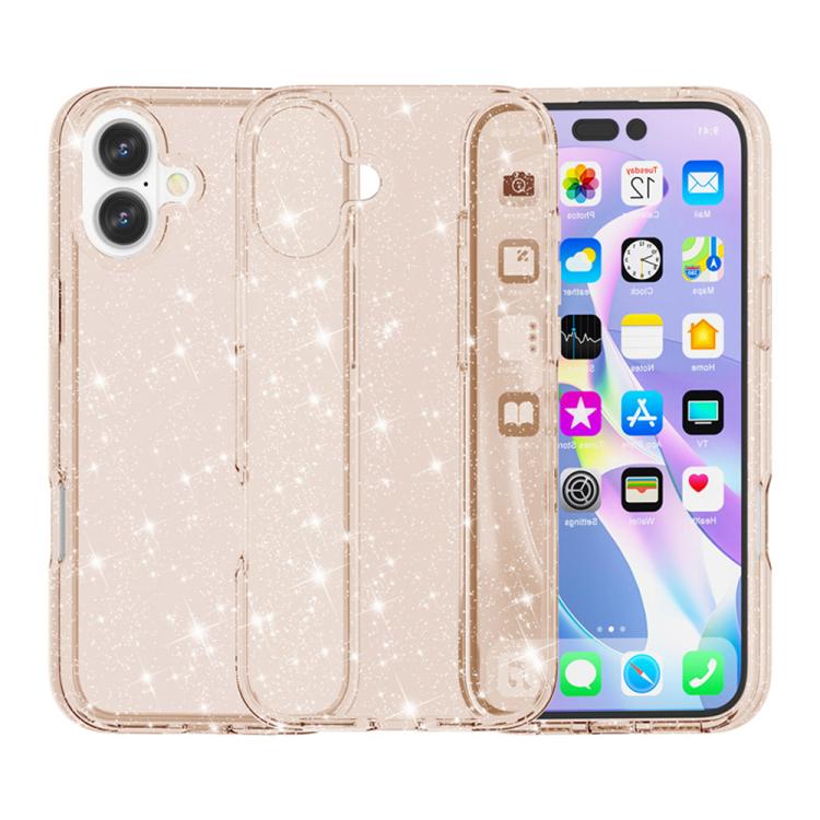 غطاء هاتف مقاوم للصدمات بنمط مسحوق لامع Terminator، لهواتف iPhone 17 Pro Max، iPhone 17 Pro، iPhone 17، iPhone Air
