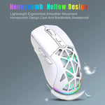 HXSJ T26 Dual Modes 2.4G BT5.1 Rechargeable Wireless Mouse, T26