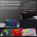 PRO9 20W Outdoor IPX6 Portable RGB Wireless Speakers Stereo Soundbar Subwoofer