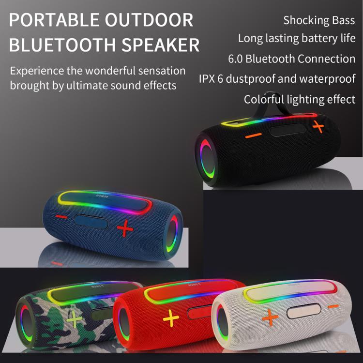 PRO9 20W Outdoor IPX6 Portable RGB Wireless Speakers Stereo Soundbar Subwoofer