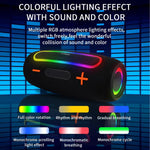 PRO9 20W Outdoor IPX6 Portable RGB Wireless Speakers Stereo Soundbar Subwoofer