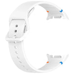 For Samsung Galaxy Watch8 Classic 46mm / Watch8 44mm / 40mm xDfind Stitched Solid Color Silicone Watch Band, 20mm, 22mm