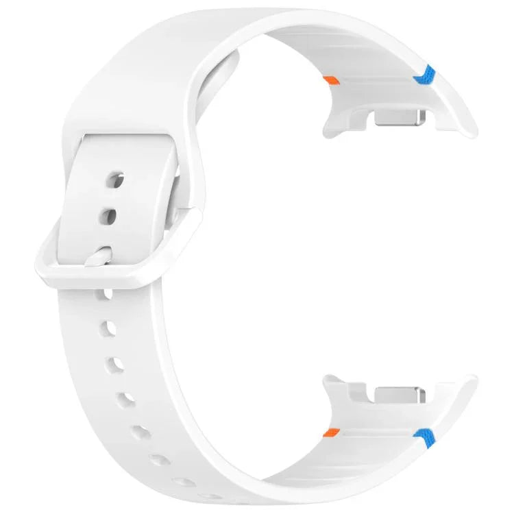 For Samsung Galaxy Watch8 Classic 46mm / Watch8 44mm / 40mm xDfind Stitched Solid Color Silicone Watch Band, 20mm, 22mm