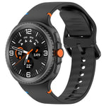 For Samsung Galaxy Watch8 Classic 46mm / Watch8 44mm / 40mm xDfind Stitched Solid Color Silicone Watch Band, 20mm, 22mm